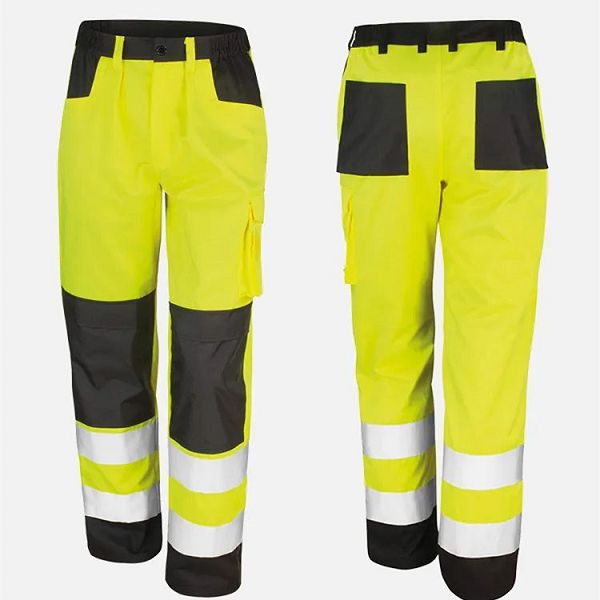 Светлоотразителни защитни панталони Hi Vis Construction