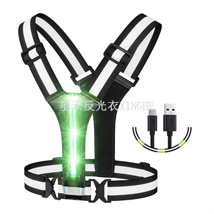 Hi Vis LED предпазни колани за облекло