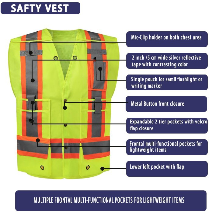 High Quality Surveyor Safety Vest