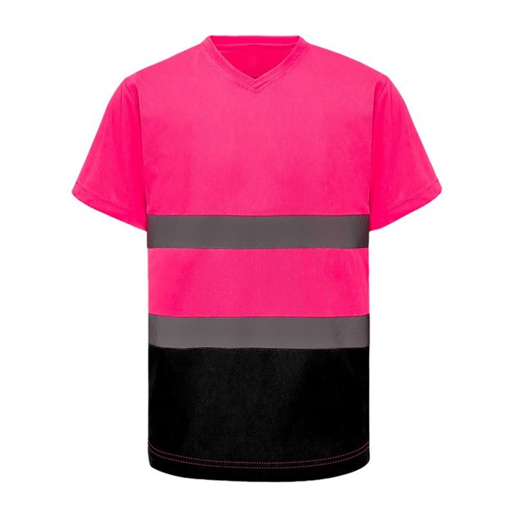 Предпазна тениска с висока видимост