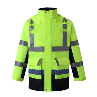 Светлоотразителното памучно предпазно яке е безопасно, топло и стилно