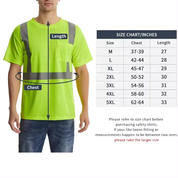Safety Shirt Reflective Construction Work Shirts